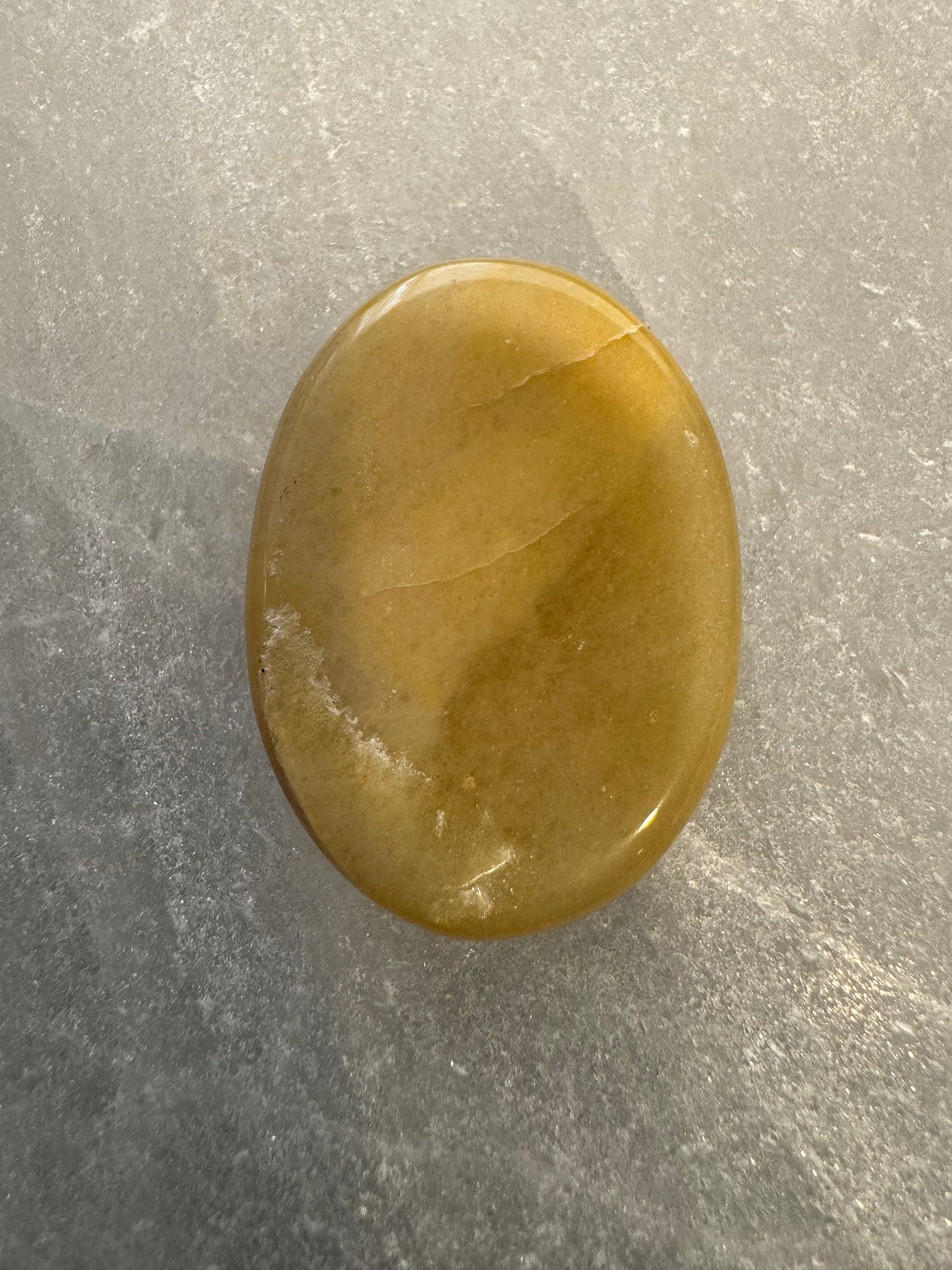 Yellow Aventurine Worry Pocket Stone