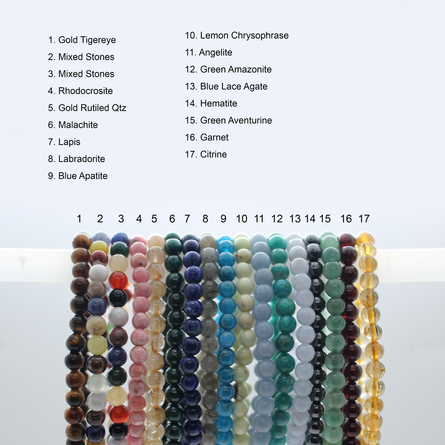 Round Bead Bracelet 6mm