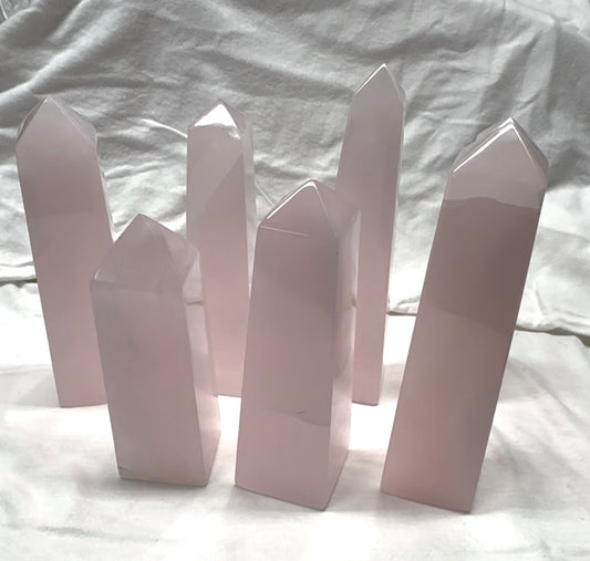 Pink Mangano Calcite Tower Choices 1-7