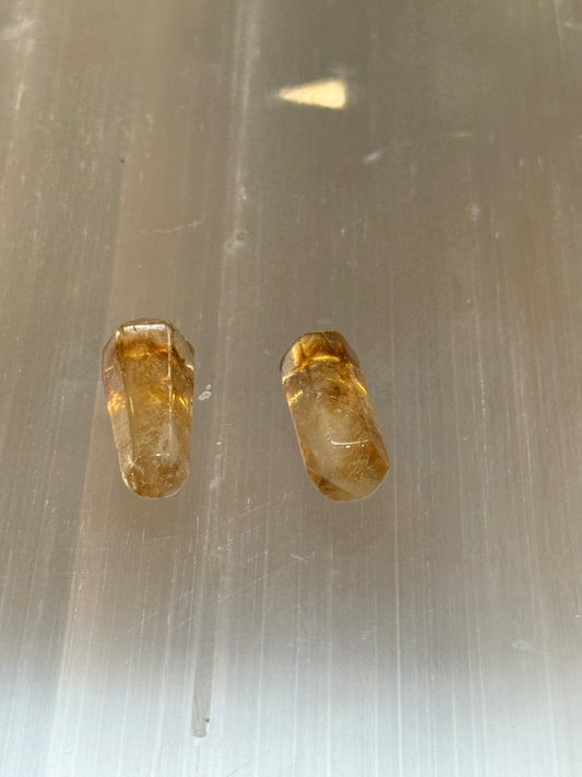 Citrine Points Set of 2