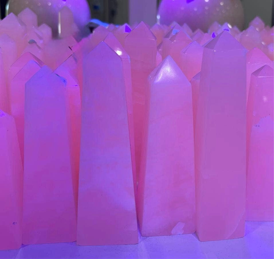 Pink Mangano Calcite Tower Choices 1-7