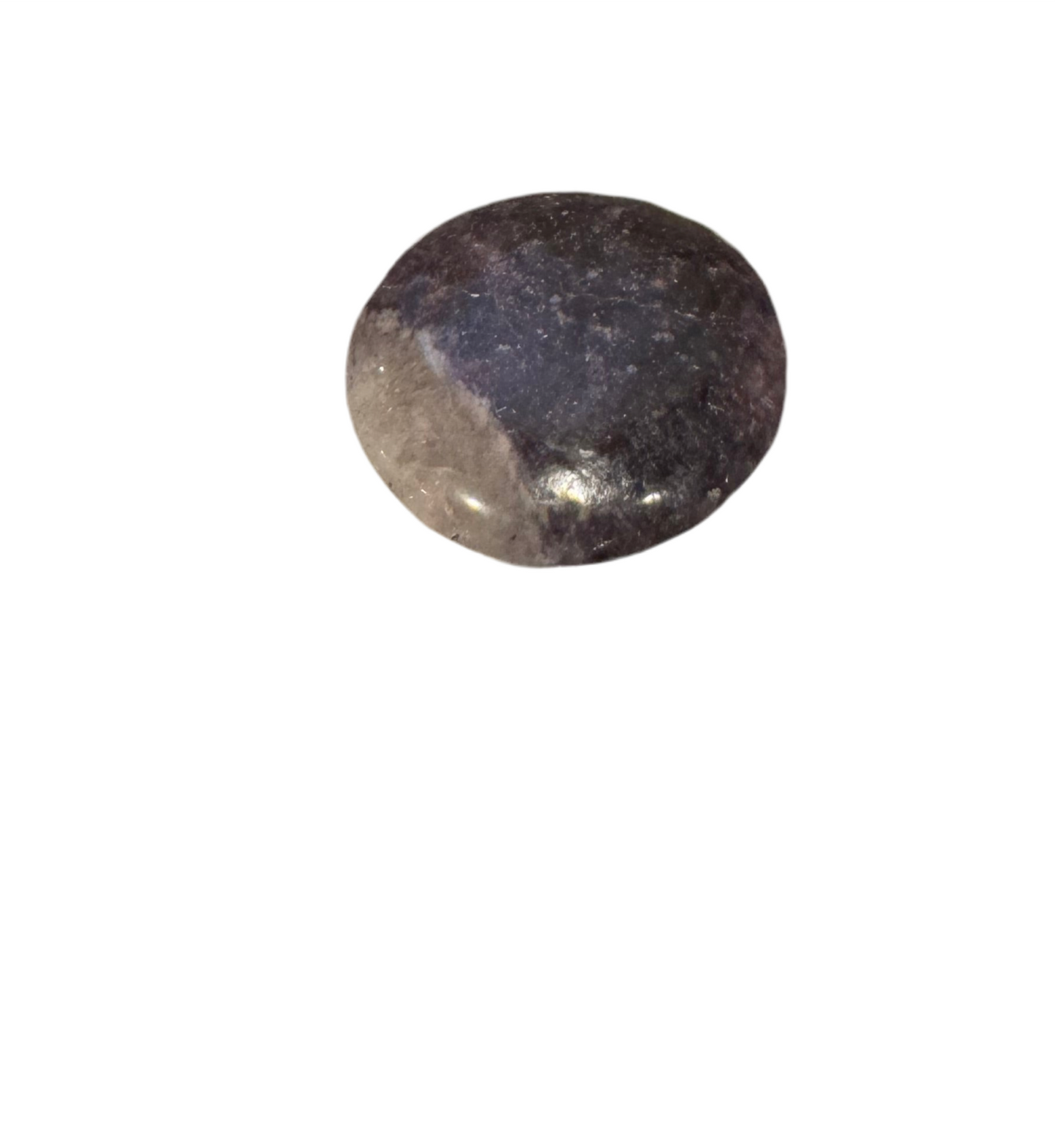Lepidolite Flat Crystal Smooth Stone
