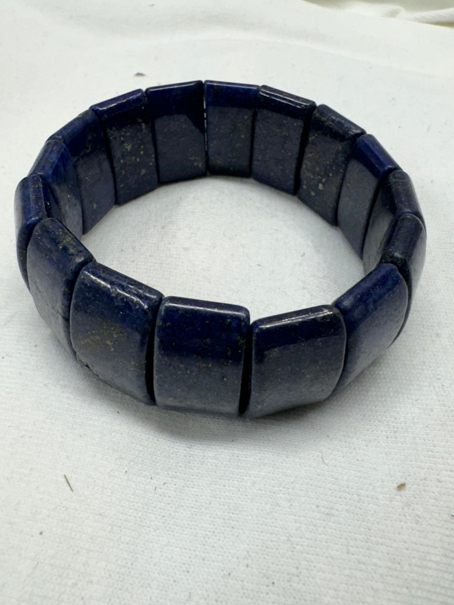 Lapis Stretch Chunky Bracelet - hold for Ariyana