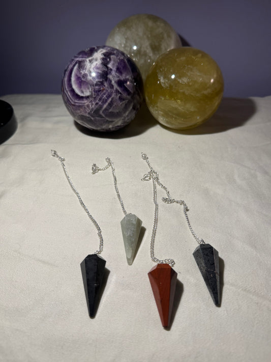 Crystal Pendulum For Energy Reading and Spiritual Guidance
