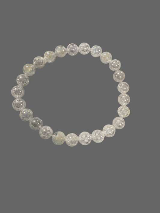 Aura Quartz Rainbow Moonstone 8mm Bracelet