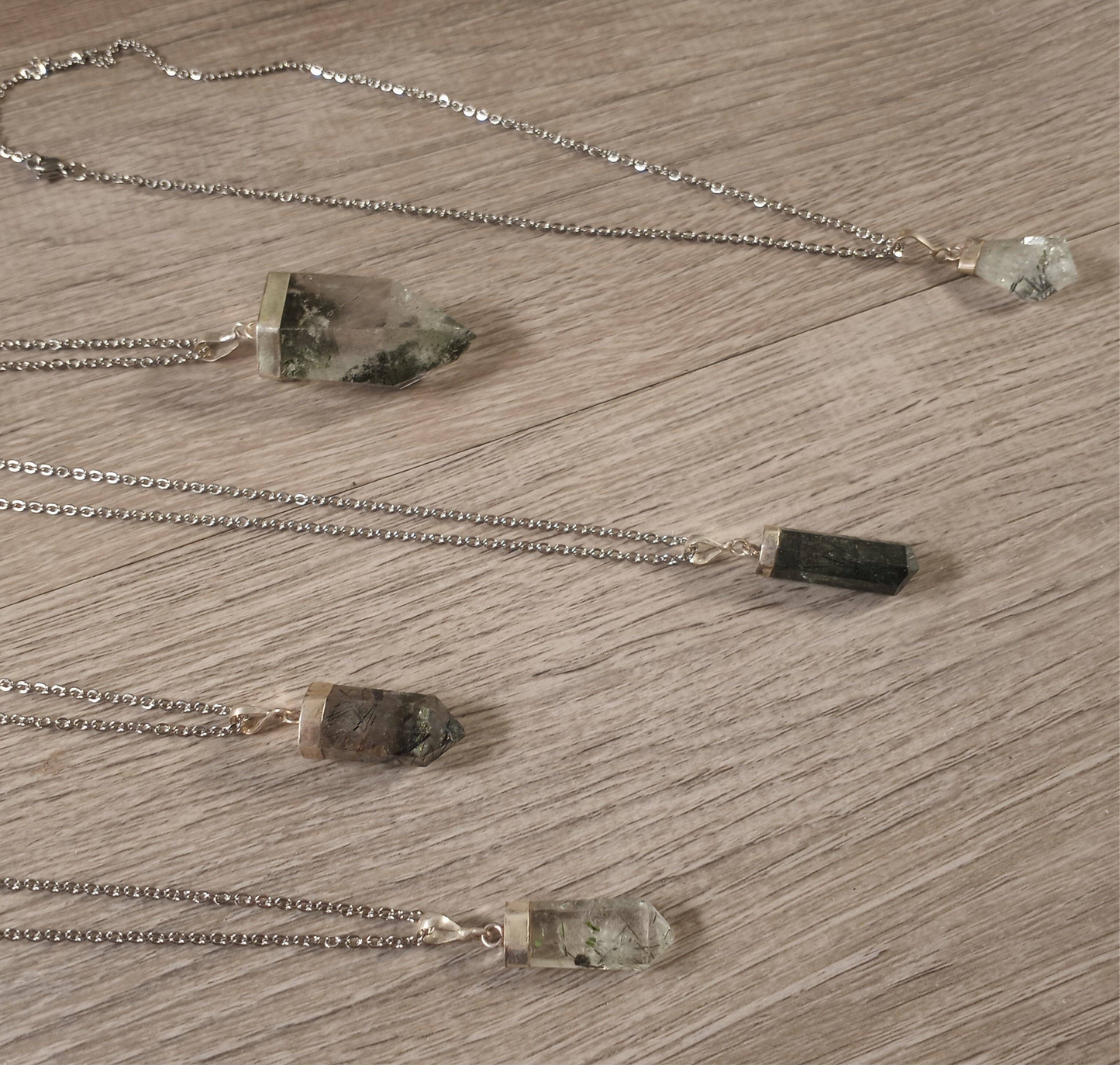 Included Quartz Crystal Necklace
