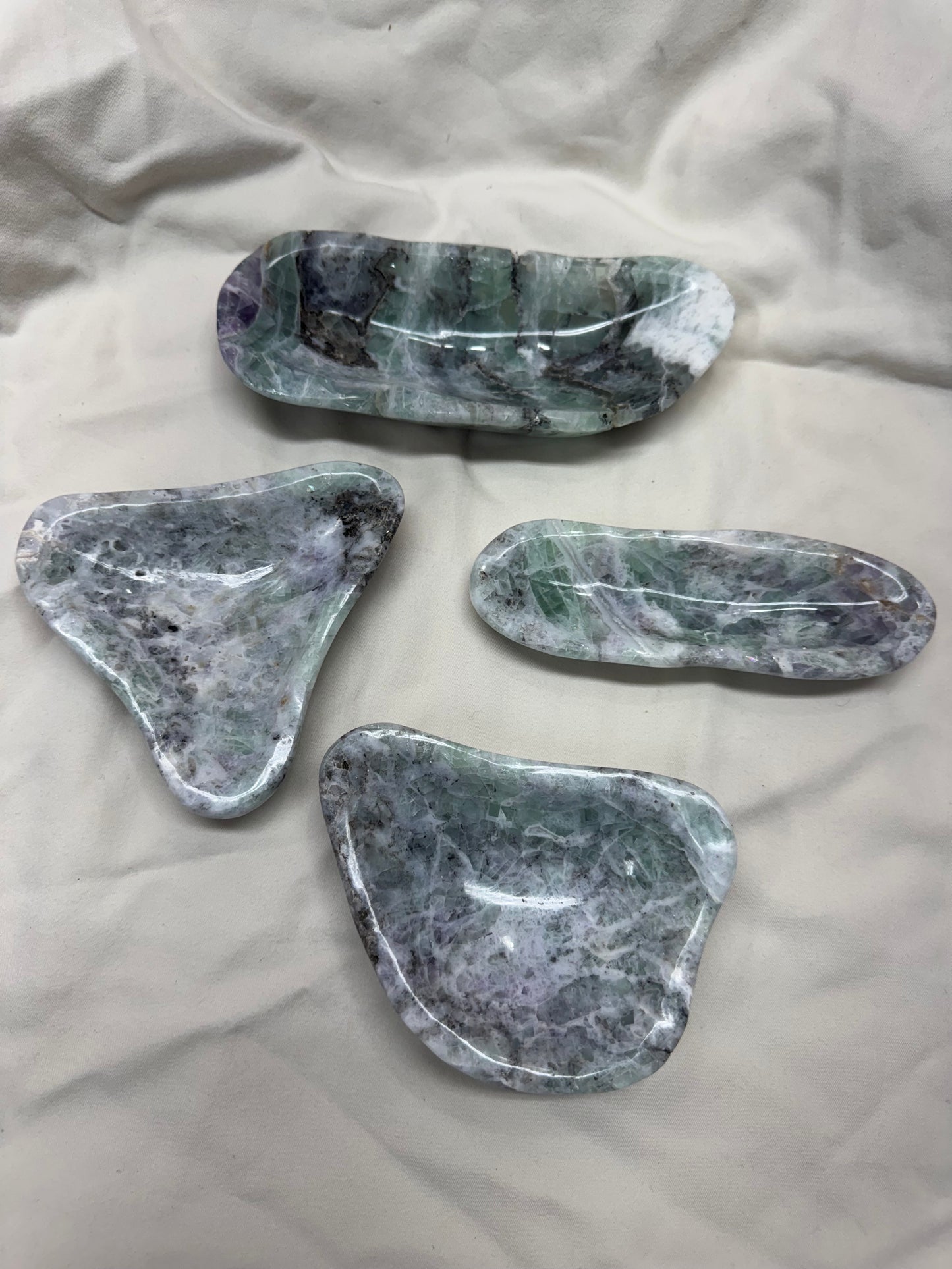 Smaller Fluorite Crystal Bowl