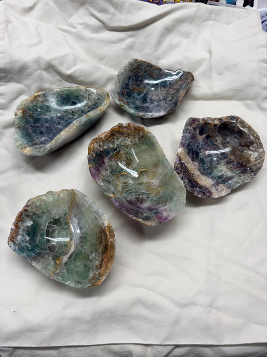Fluorite Crystal Bowls Grade A