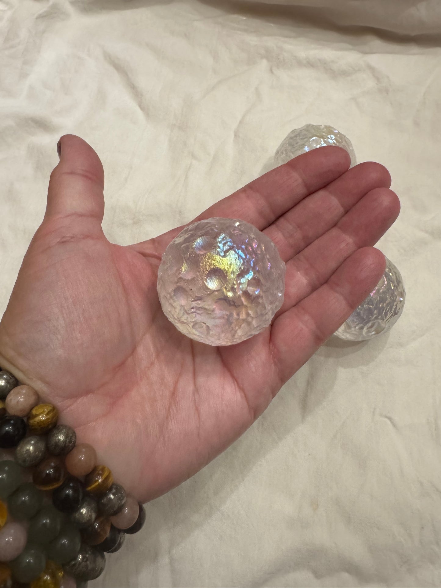 Angel Aura Quartz Full Moon Sphere Crystal Balls 🌕