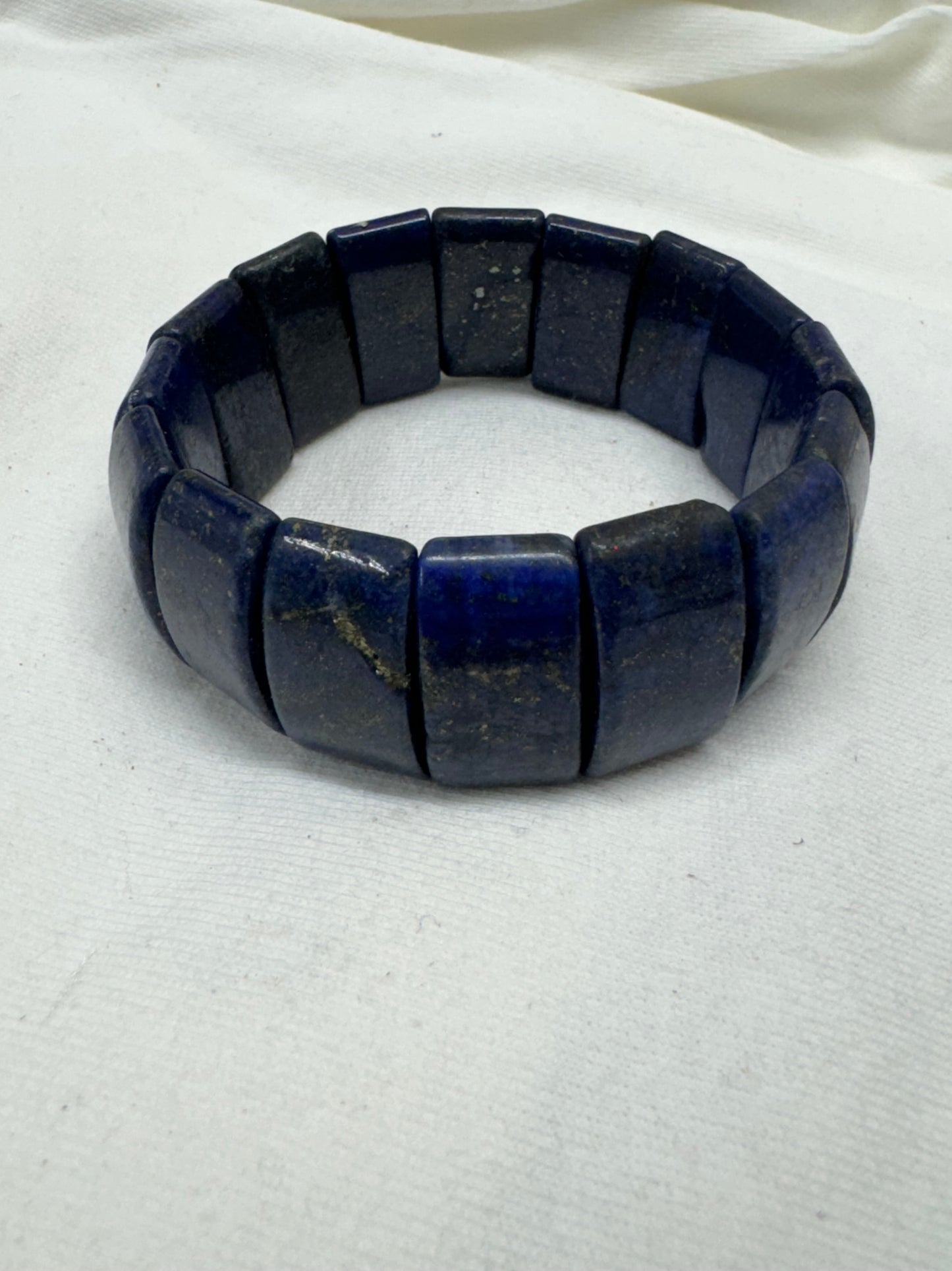 Lapis Stretch Chunky Bracelet - hold for Ariyana