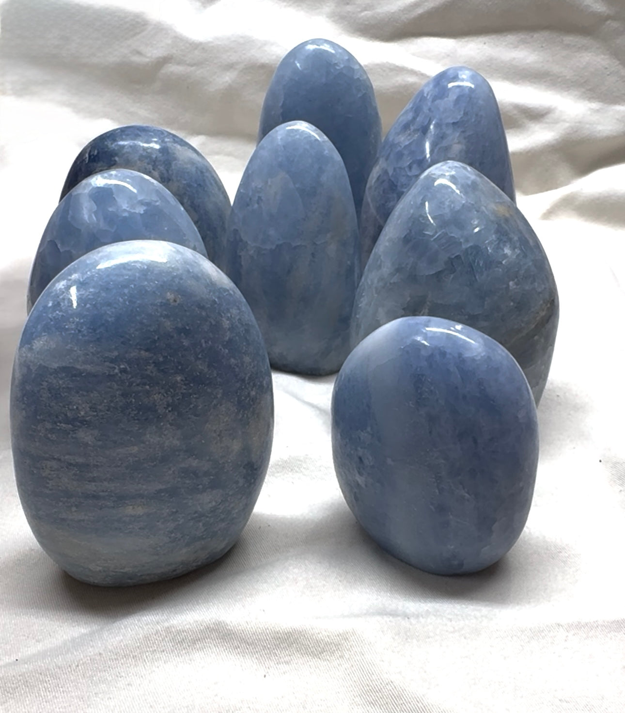 Blue Calcite Crystal Freeform