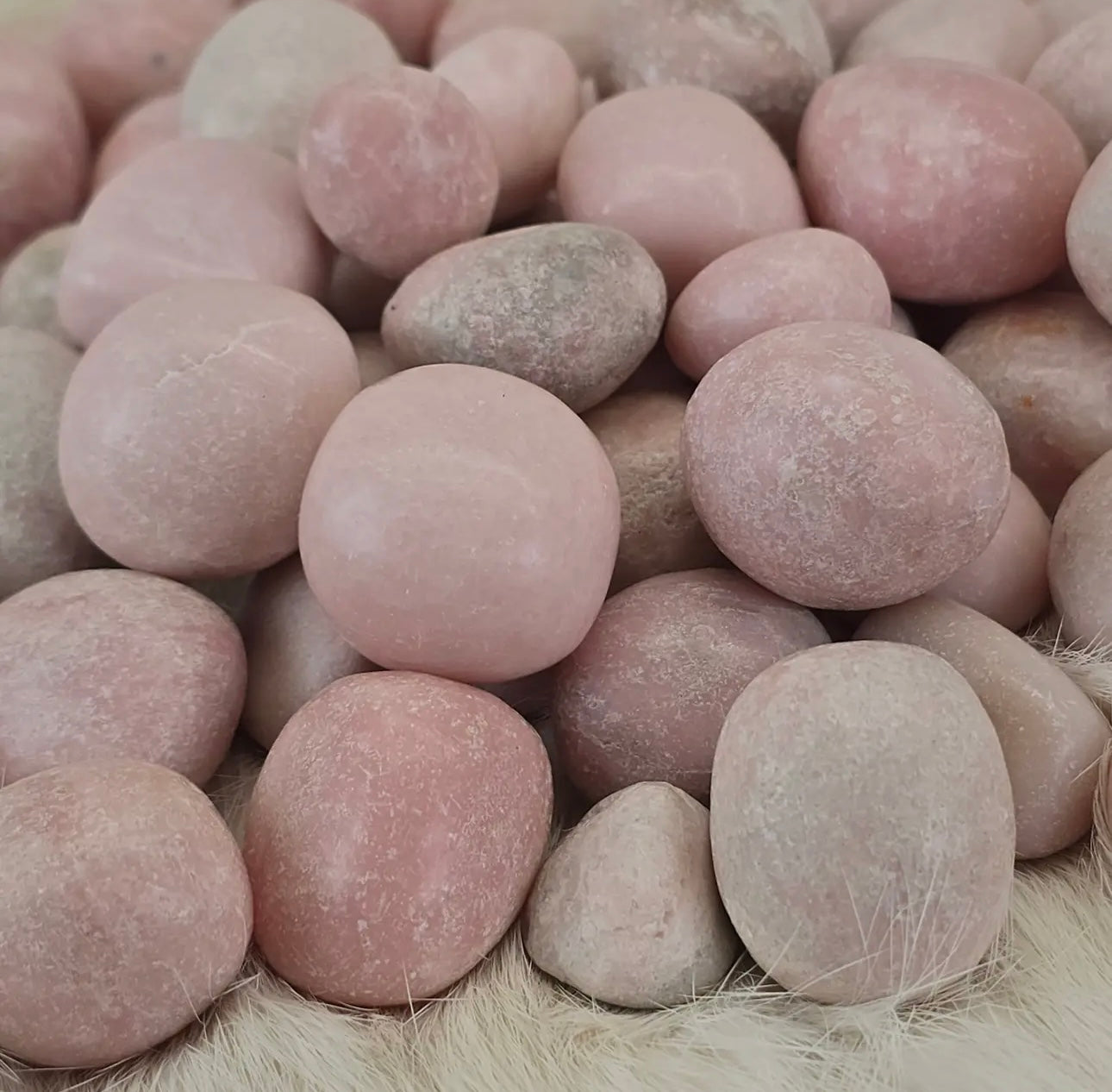 Pink Opal Crystal Tumble 3 Pieces