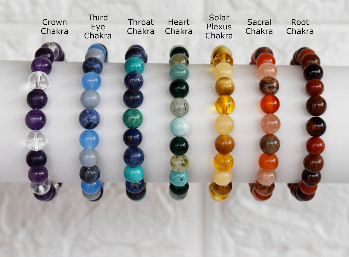 Chakra Healing Balancing Crystal Bracelet
