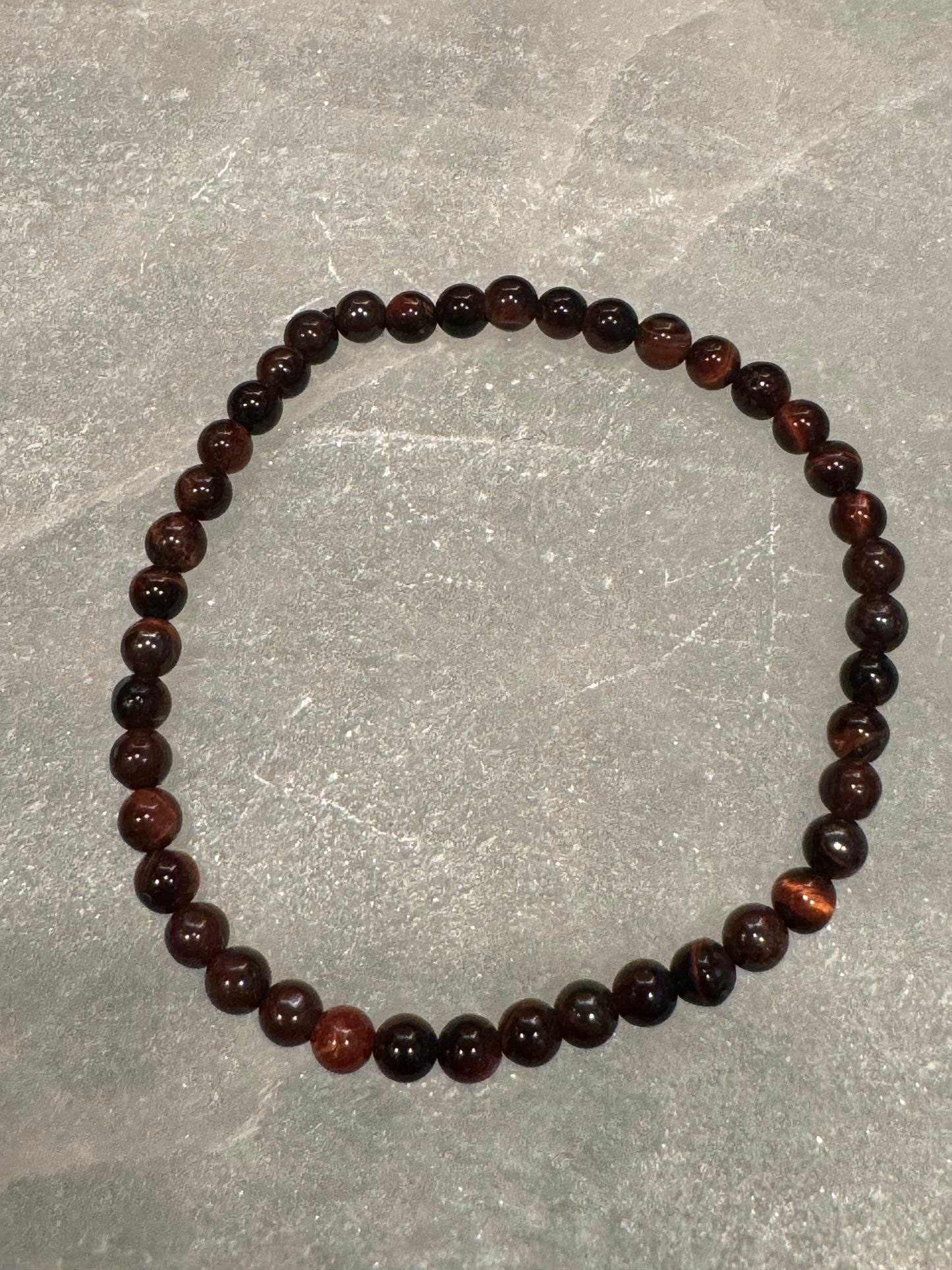 Red Tiger Eye 4mm Bracelet