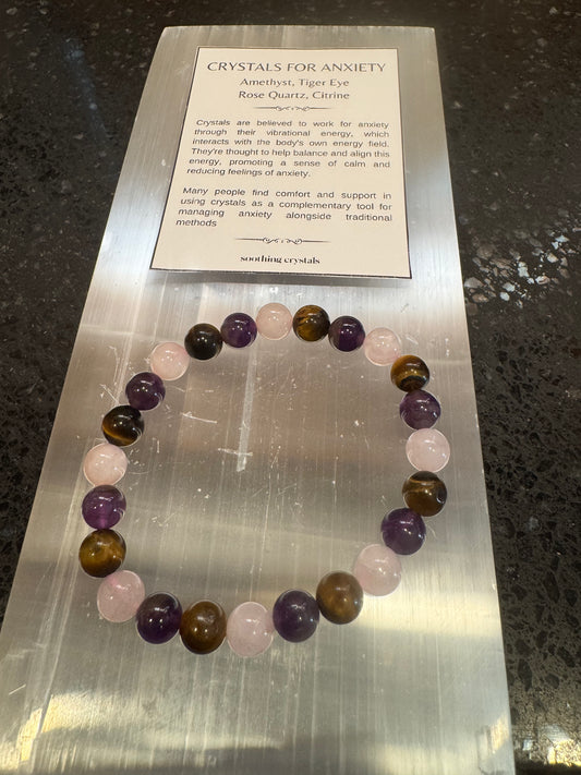 Soothing and Reducing ANXIETY Crystal Bracelet