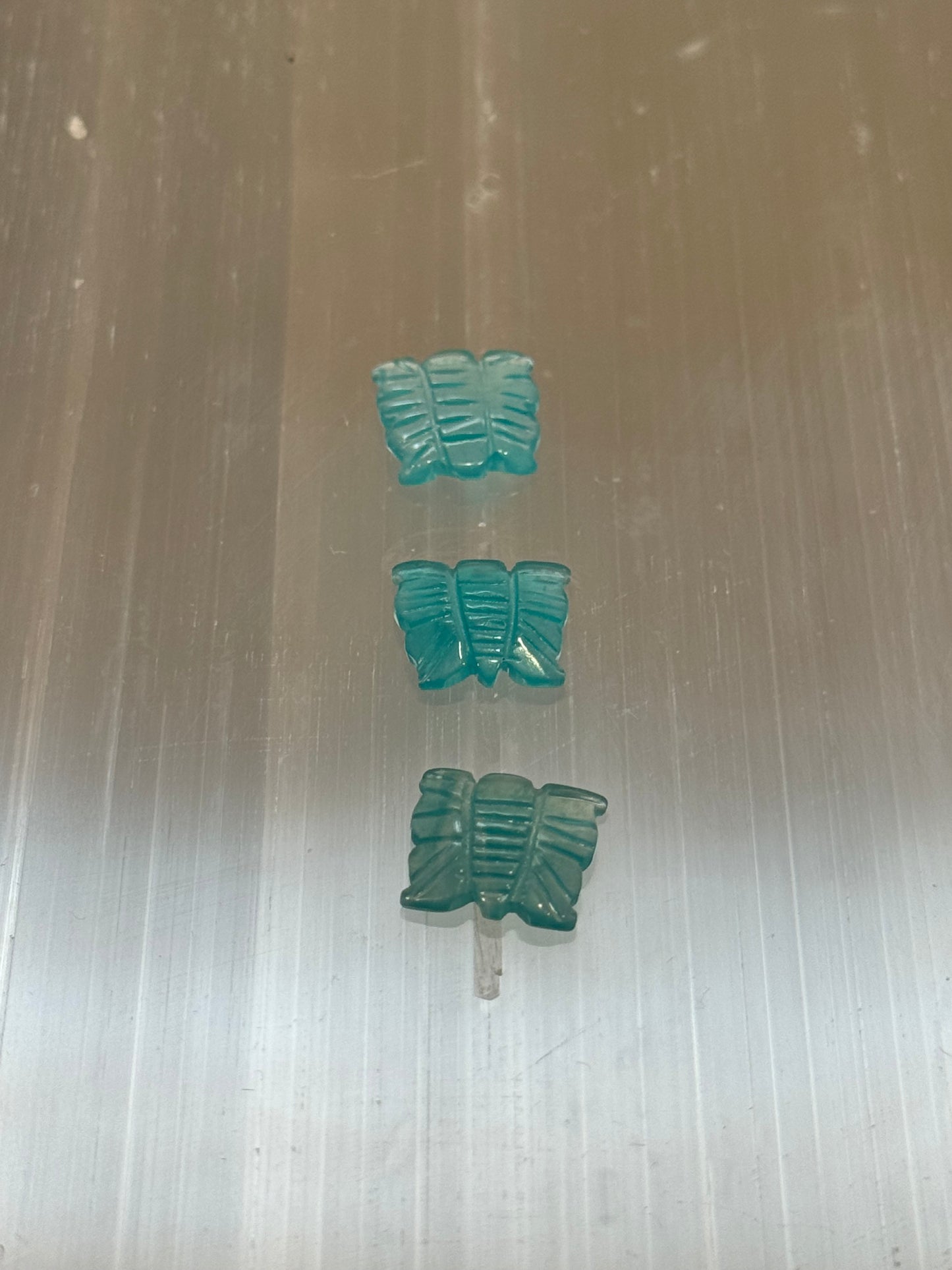 3 Amazonite Pocket Butterflies