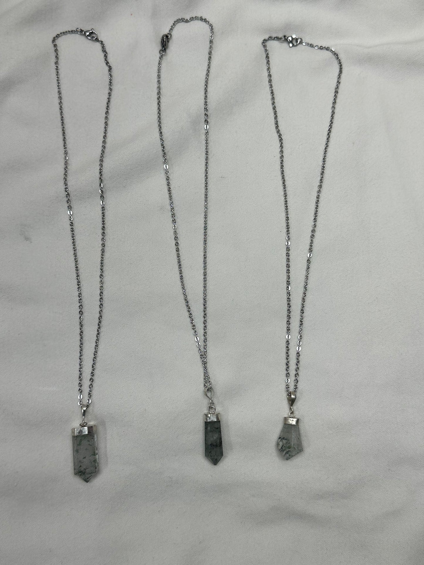 Included Quartz Crystal Necklace