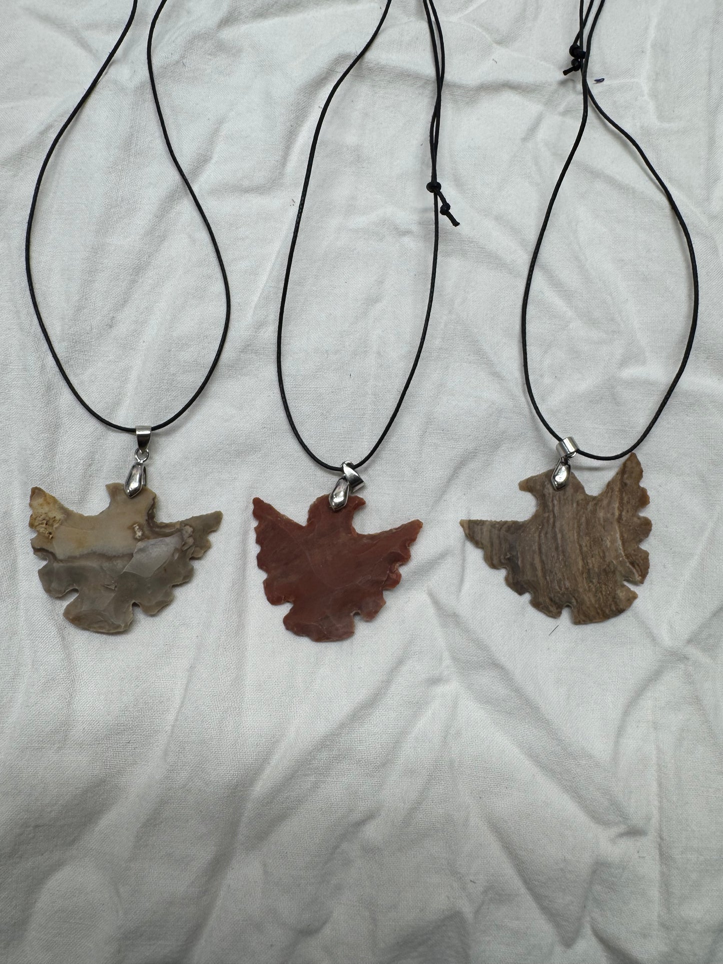 Indian Agate Crystal CUSTOM Carved Thunderbird Eagle Necklace