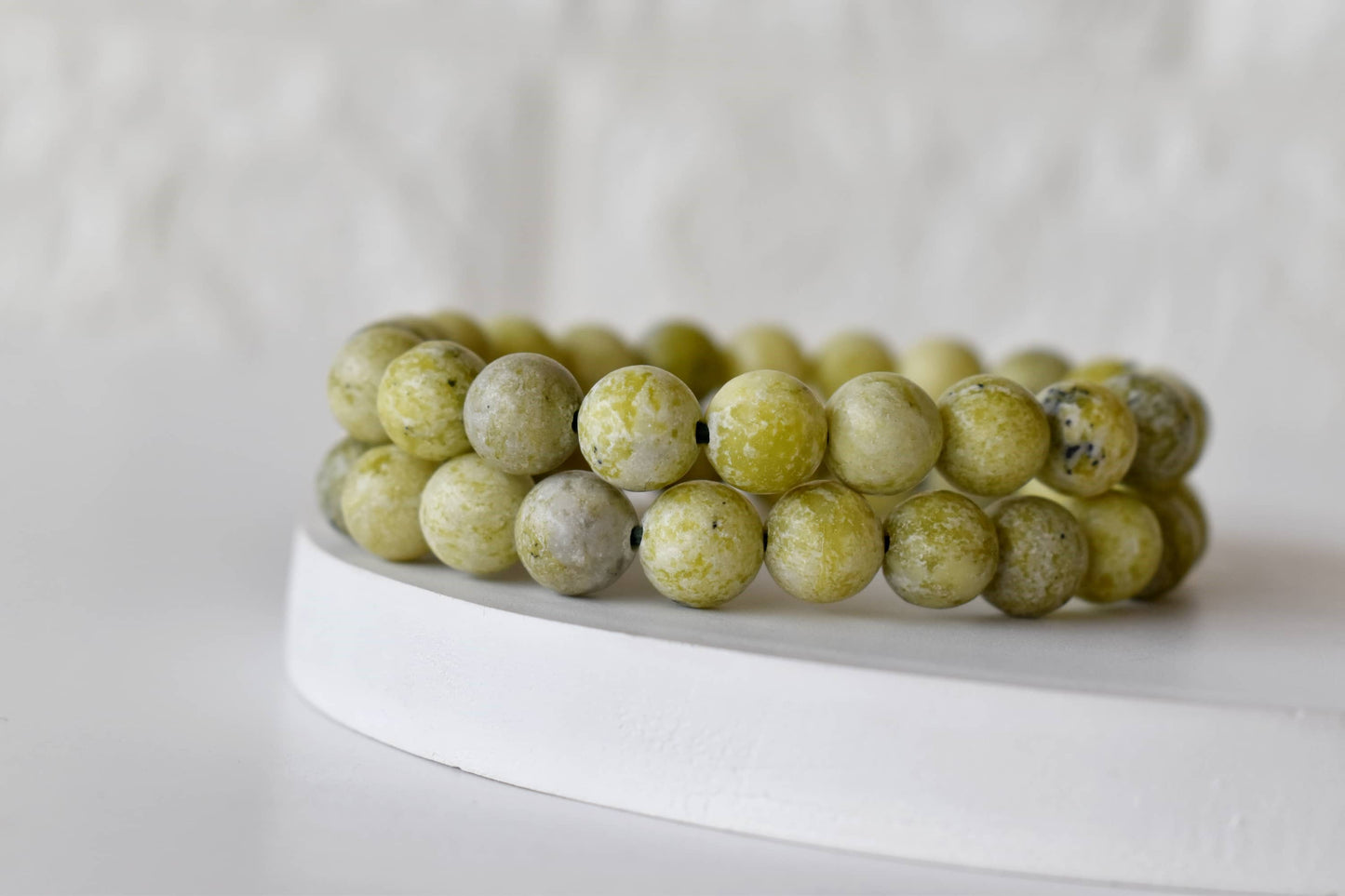 Serpentine Crystal Gemstone Bracelet 8mm