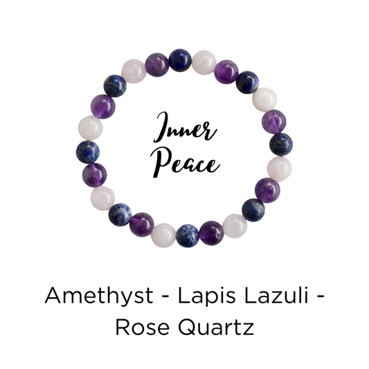 INNER PEACE Calm Crystal Healing Bracelet