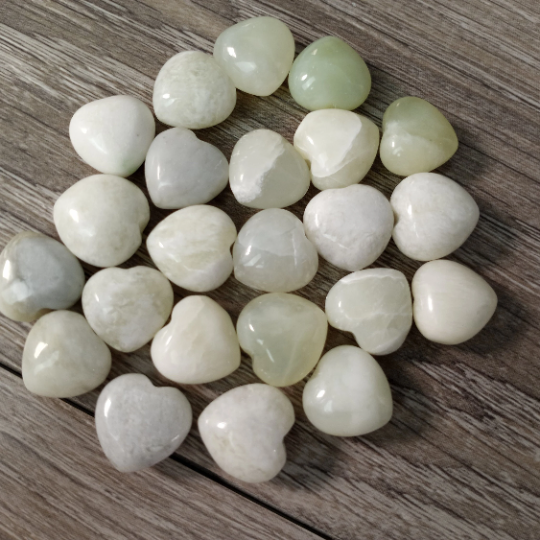 Gemstone Puffy Heart 15mm – Mini Crystal Hearts for Retail