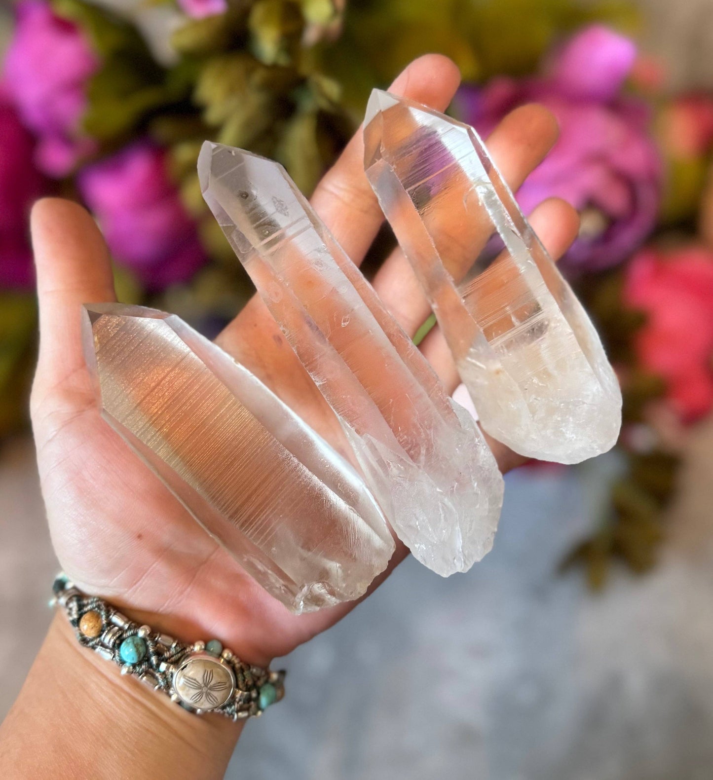 Lemurian Quartz Points, Lemurian Seed Quartz