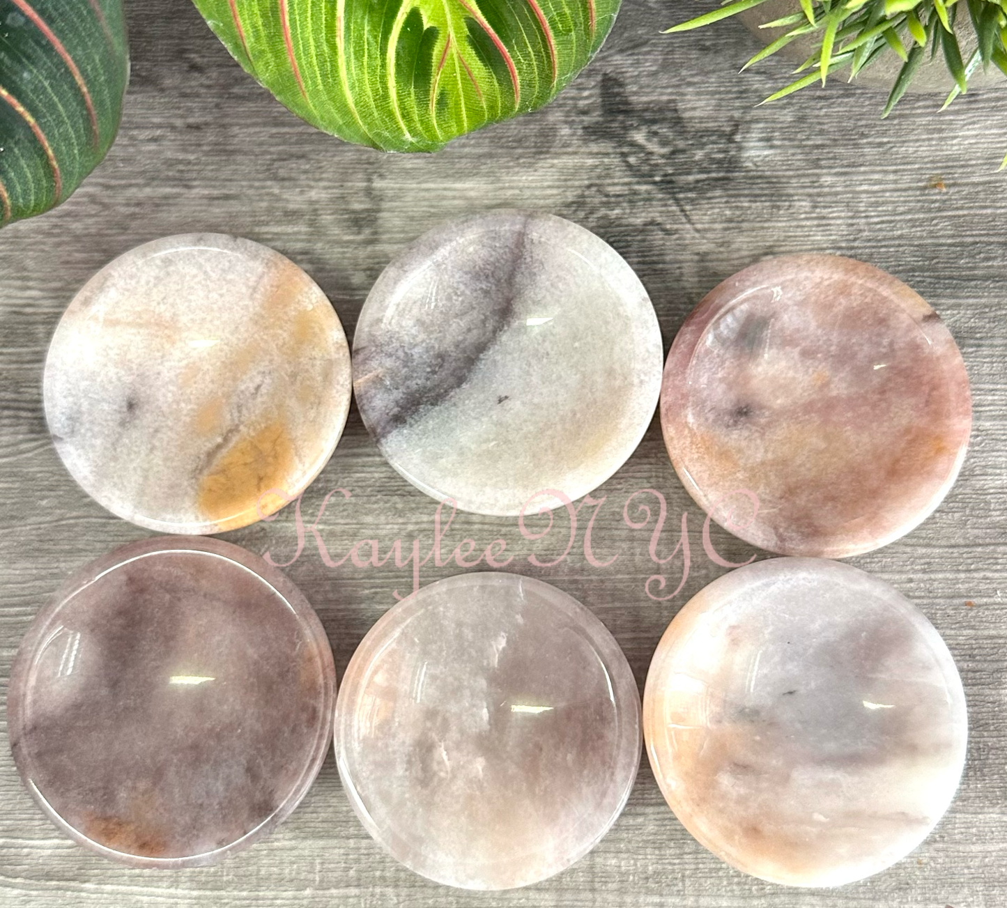 1 lb Natural Pink Aventurine Bowls Crystal Healing Energy