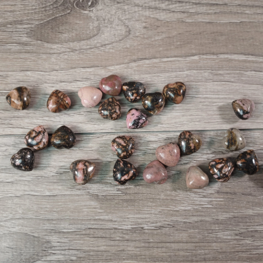 Gemstone Puffy Heart 15mm – Mini Crystal Hearts for Retail
