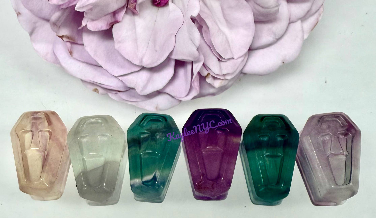 Mini Candy Fluorite Halloween Carvings Crystal