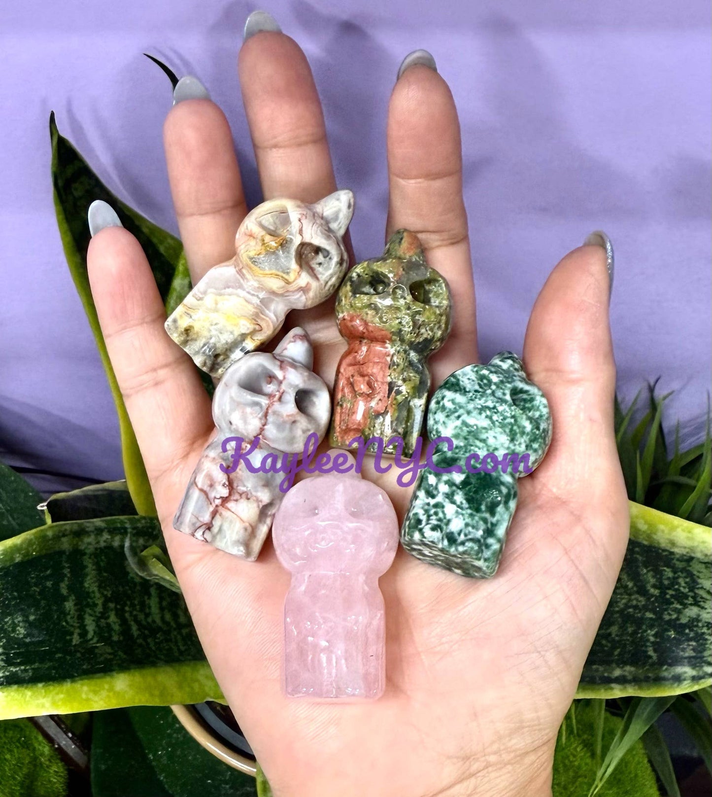 5cm Mix Crystals Jack O’Lantern Healing Energy