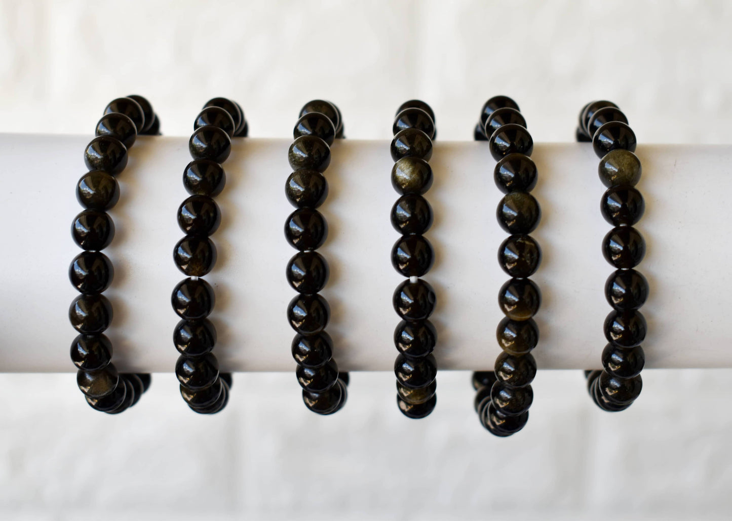 Golden Obsidian Crystal Bracelet 8mm
