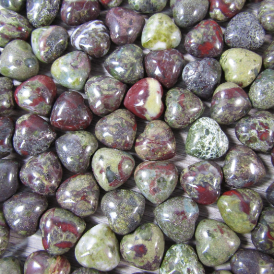 Gemstone Puffy Heart 15mm – Mini Crystal Hearts for Retail